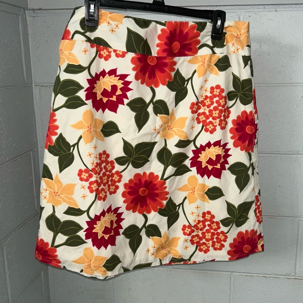 Casual Corner‎ Annex Petite 14 floral skirt